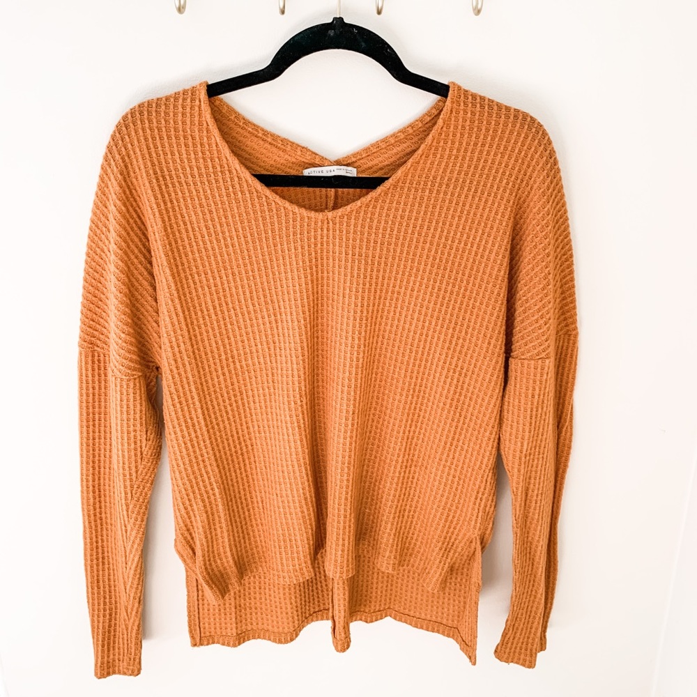 Active USA Burnt Orange Sweater